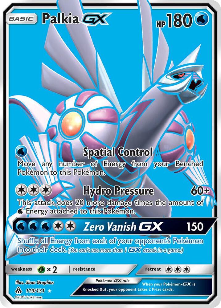 Palkia GX 119/131 (SM - Forbidden Light)  - Holofoil