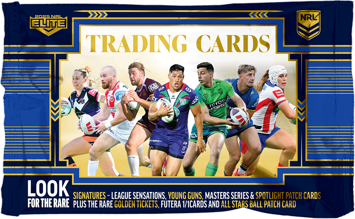 NRL Rugby League - 2025 Elite Trading Cards Single Pack (8 Cards)