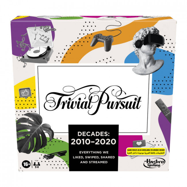 Trivial Pursuit Decades 2010 to 2020 Board Game