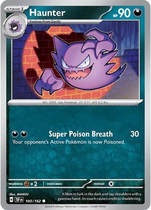 Haunter 103/162 (SV05: Temporal Forces)  - Reverse Holofoil