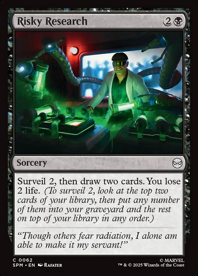 Risky Research 62 (Marvel's Spider-Man)  - Foil