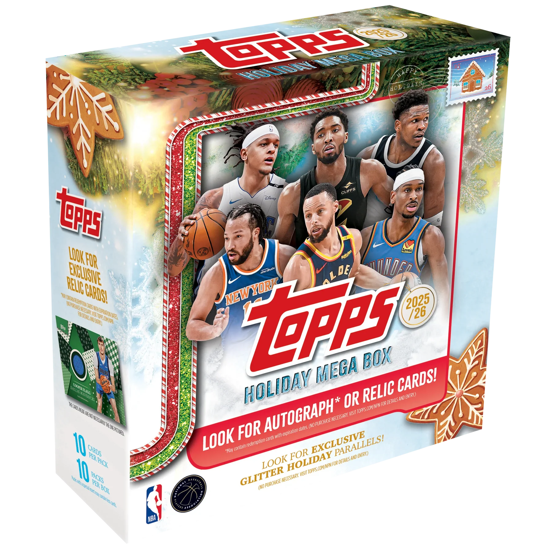 2025-26 Topps Holiday Basketball Mega Box
