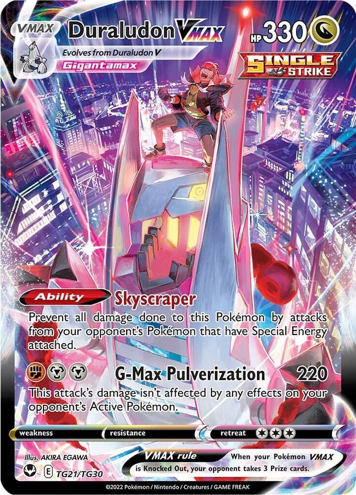 Duraludon VMAX TG21/TG30 (SWSH12: Silver Tempest Trainer Gallery)  - Holofoil