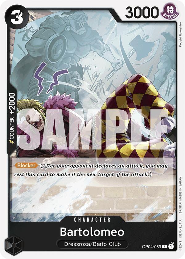 Bartolomeo (Reprint) OP04-089 (Premium Booster -The Best-)  - Foil