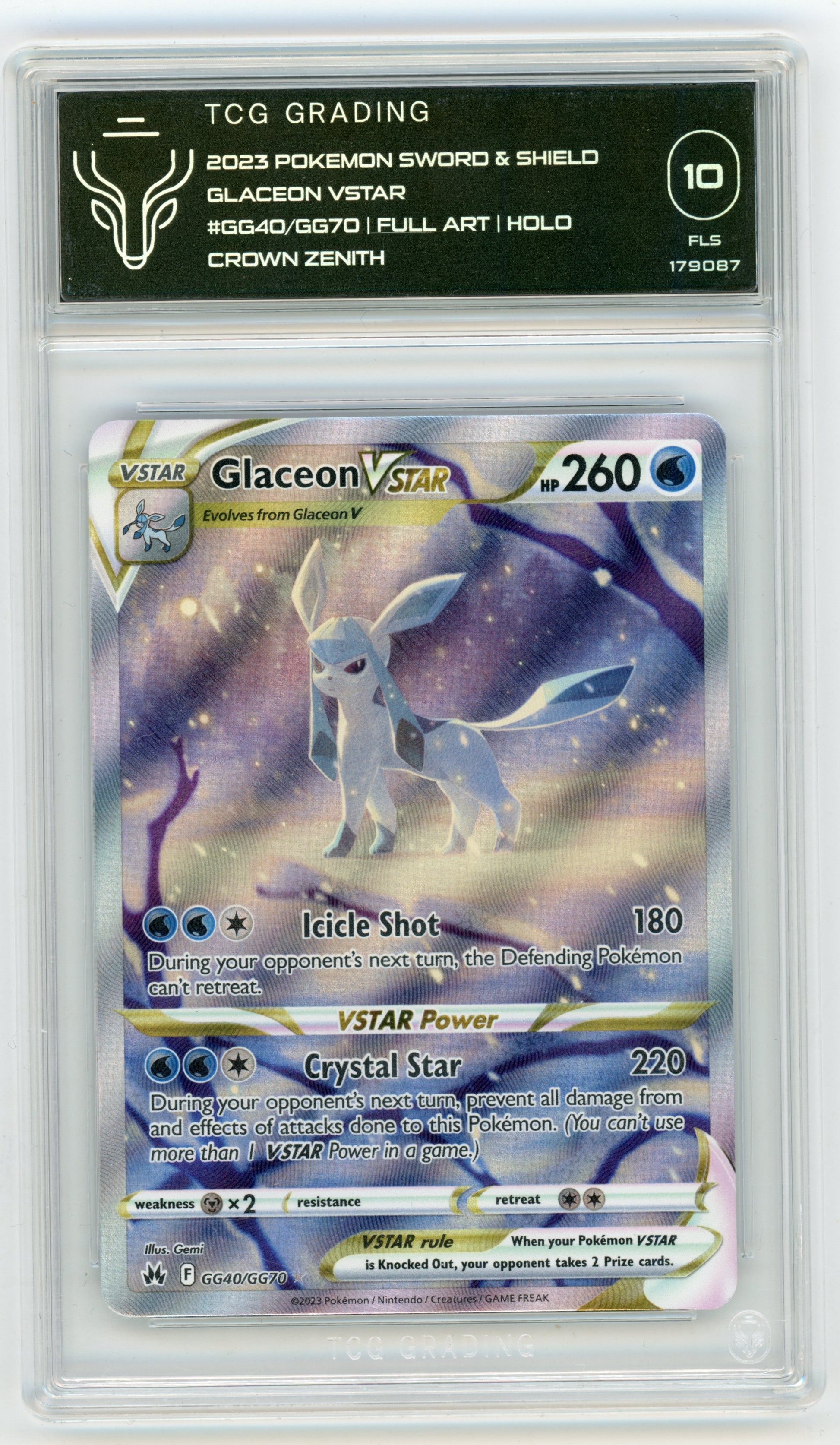 Glaceon VSTAR - GG40/GG70 - TCG 10