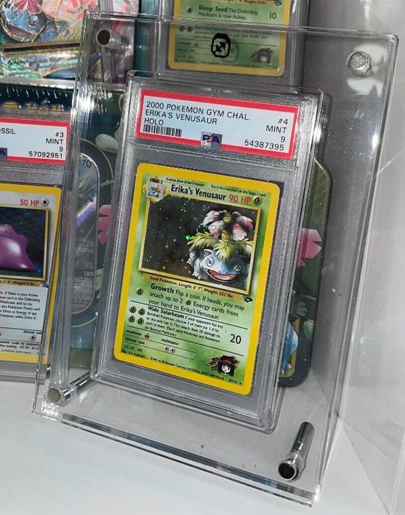 EVORETRO Acrylic Case PSA Graded Card Stand Acrylic Protector 3MM