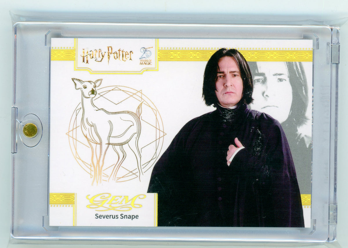 2026 KAKAWOW GEM HARRY POTTER 25TH ANNIVERSARY SEVERUS SNAPE LEGEND INSERT L-05