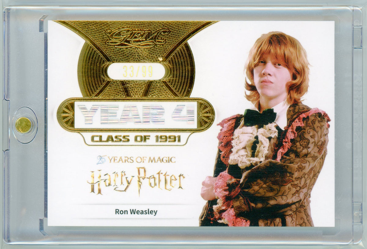 Kakawow GEM Harry Potter 25th Anniversary Magic Journey Ron Weasley Yr 4 33/99