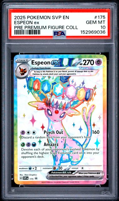 Pokemon Espeon ex SVP175 Promo Full Art PSA GEM MT 10