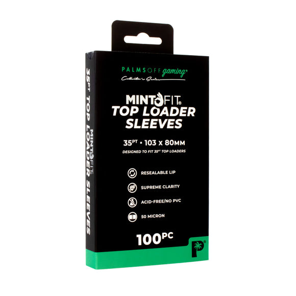 Mint-Fit Top Loader Sleeves - 35pt - 100pc