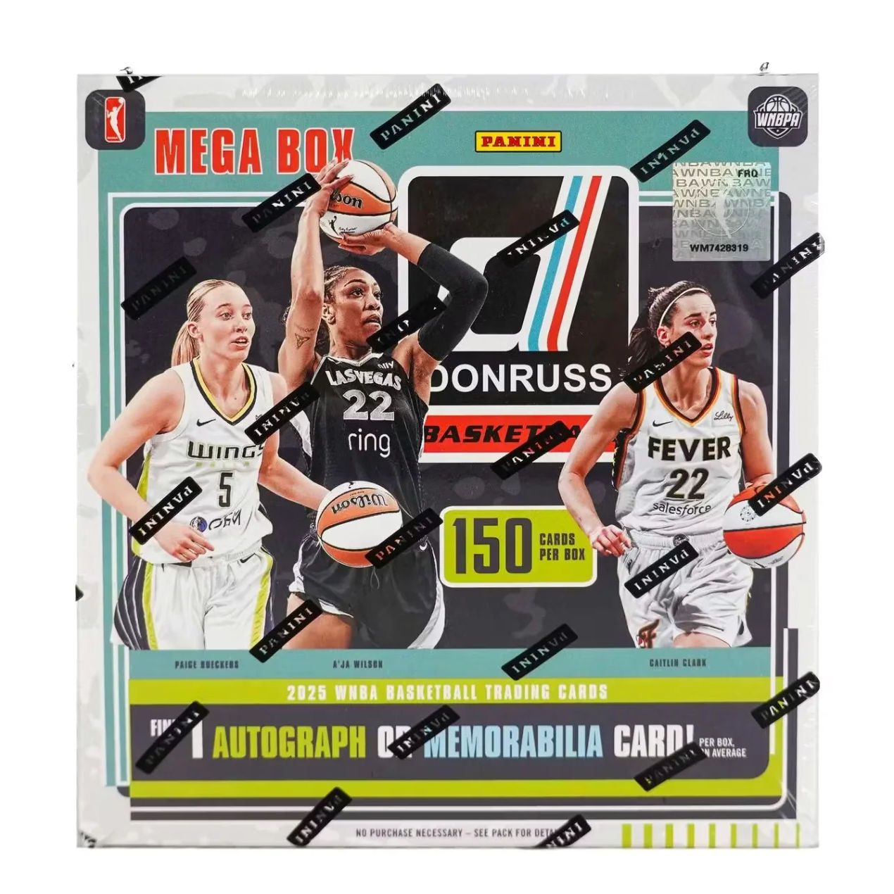 Panini 2025 Donruss WNBA Basketball Mega Trading Card Box