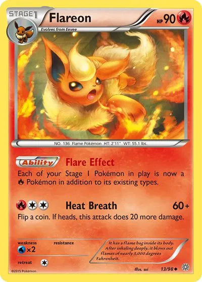 Flareon - Uncommon - 13/98