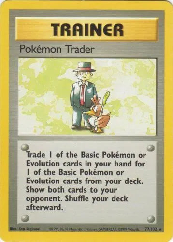 Pokemon Trader - Rare - 77/102 LP