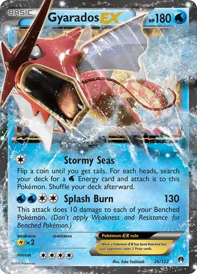 Gyarados EX - Double Rare - 26/122
