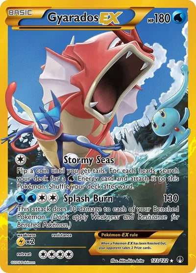 Gyarados EX - Secret Rare - 123/122 (B)