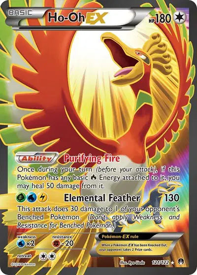Ho-oh EX Pokemon • Ultra Rare • 121 (B)