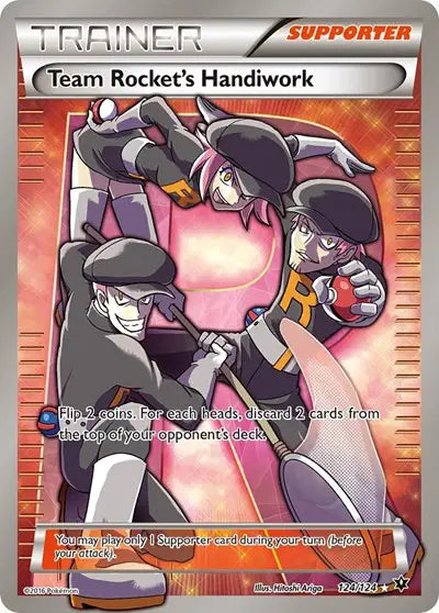 Team Rocket's Handiwork (Full Art) Pokemon • Ultra Rare • 124 (B)