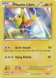 Pikachu Libre (30 Pokemon • Common • 30 (B)