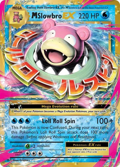 M Slowbro EX - Double Rare - 27/108