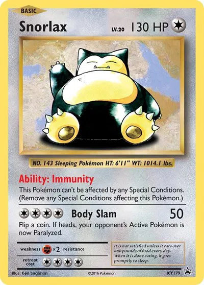 Snorlax - Promo - XY179
