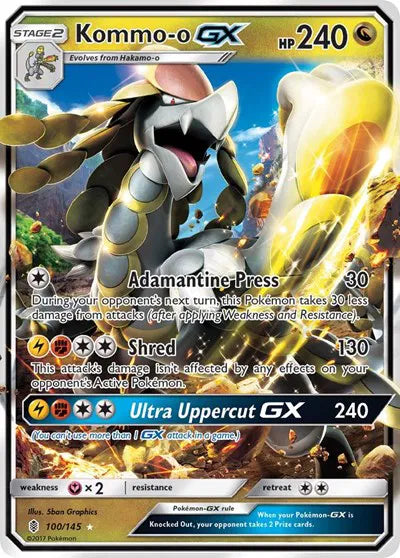 Kommo-o GX - Double Rare - 100/145
