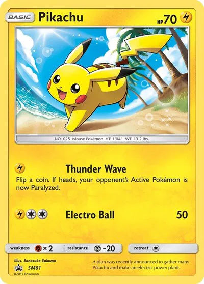 Pikachu - Cosmos Holo - SM81