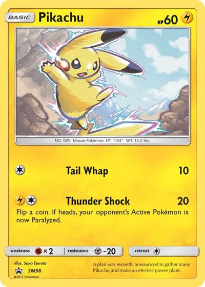 Pikachu Pokemon • Promo • SM98 (B)