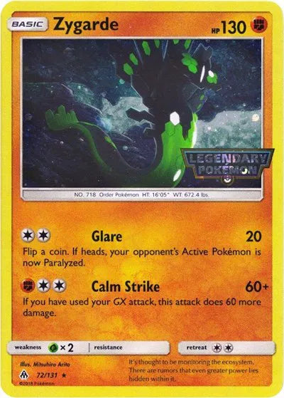 Zygarde - Stamped Promo - 72/131