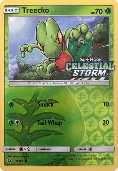 Treecko - Stamped Holo - 8/168 (B)