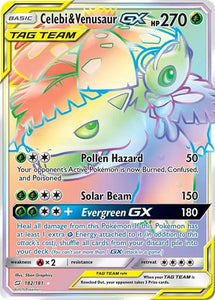 Celebi & Venusaur GX (Secret) (B)