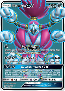 Hoopa GX (Full Art) Pokemon • Ultra Rare • 166 (B)