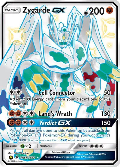Zygarde GX - Shiny Holo Rare - SV65/SV94