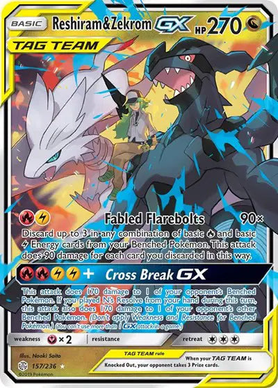 Reshiram & Zekrom GX - Ultra Rare - 157/236