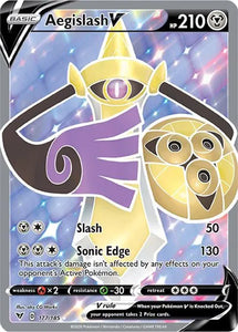 Aegislash V (Full Art) Pokemon • Ultra Rare • 177/185 (B)