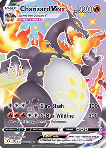 Charizard VMAX Pokemon • Shiny Holo Rare • SV107/SV122 (B)