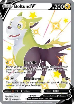 Boltund V SWSH085 Black Star Promo Full Art