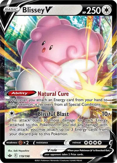 Blissey V Chilling Reign  Ultra Rare  119/198
