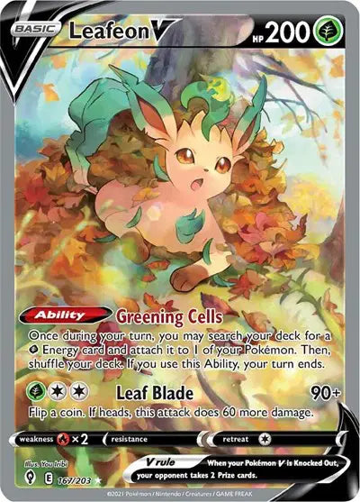 Leafeon V (Alternate Full Art) 167/203
