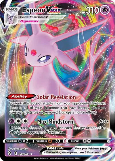 Espeon VMAX Evolving Skies  Ultra Rare  065/203