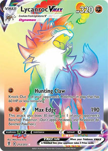 Lycanroc VMAX (Secret) Pokemon • Secret Rare • 213/203 (B)
