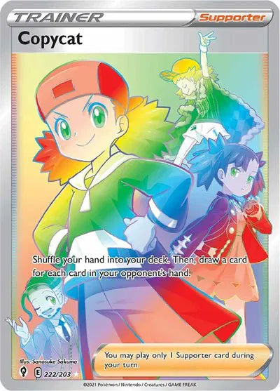 Copycat (Secret) Pokemon • Secret Rare • 222/203 (B)