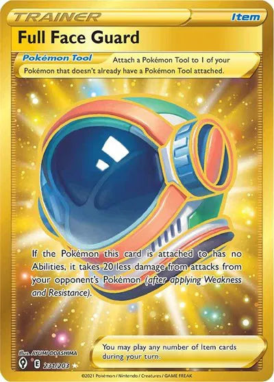 Full Face Guard (Secret) Pokemon • Secret Rare • 231/203 (B)