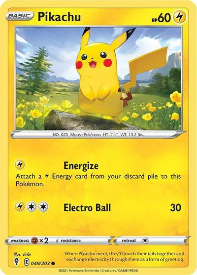 Pikachu Common 049/203