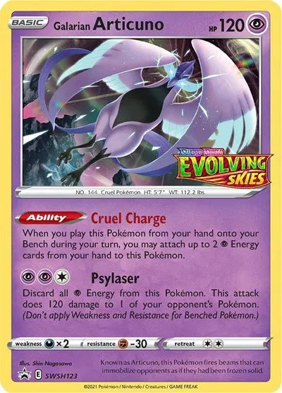 Galarian Articuno SWSH123 Sealed Prerelease Deck
