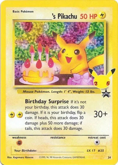 ______'s Pikachu Pokemon - Classic Collection - 24/53 (B)