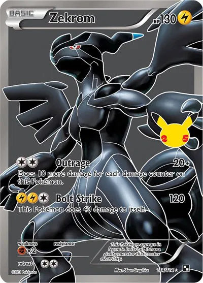 Zekrom Classic Collection 114/114 ARK Pristine 10