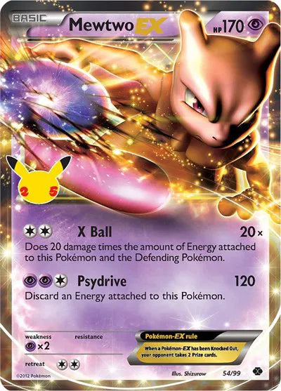 Mewtwo EX Pokemon • Classic Collection • 54/99 (B)