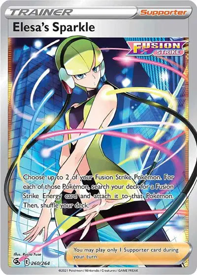 Elesa's Sparkle (Full Art) Fusion Strike  Ultra Rare  260/264