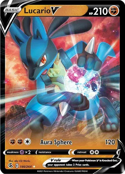 Lucario V - Double Rare - 146/264