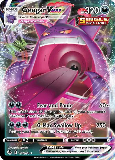 Gengar VMAX Pokemon • Ultra Rare • 157/264 (B)